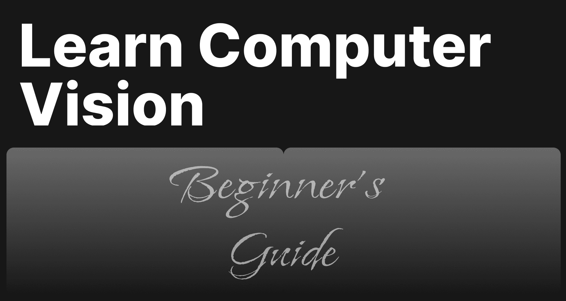 Learn Computer Vision: Beginner's Guide